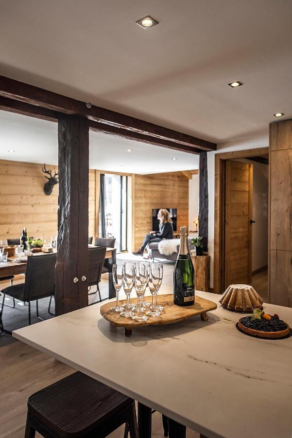 Spacieux Duplex Avec Vue Ла-Клюсаз Экстерьер фото